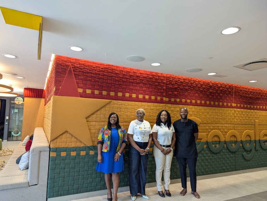Perry Nelson hosting AmCham Ghana at Google office, Accra